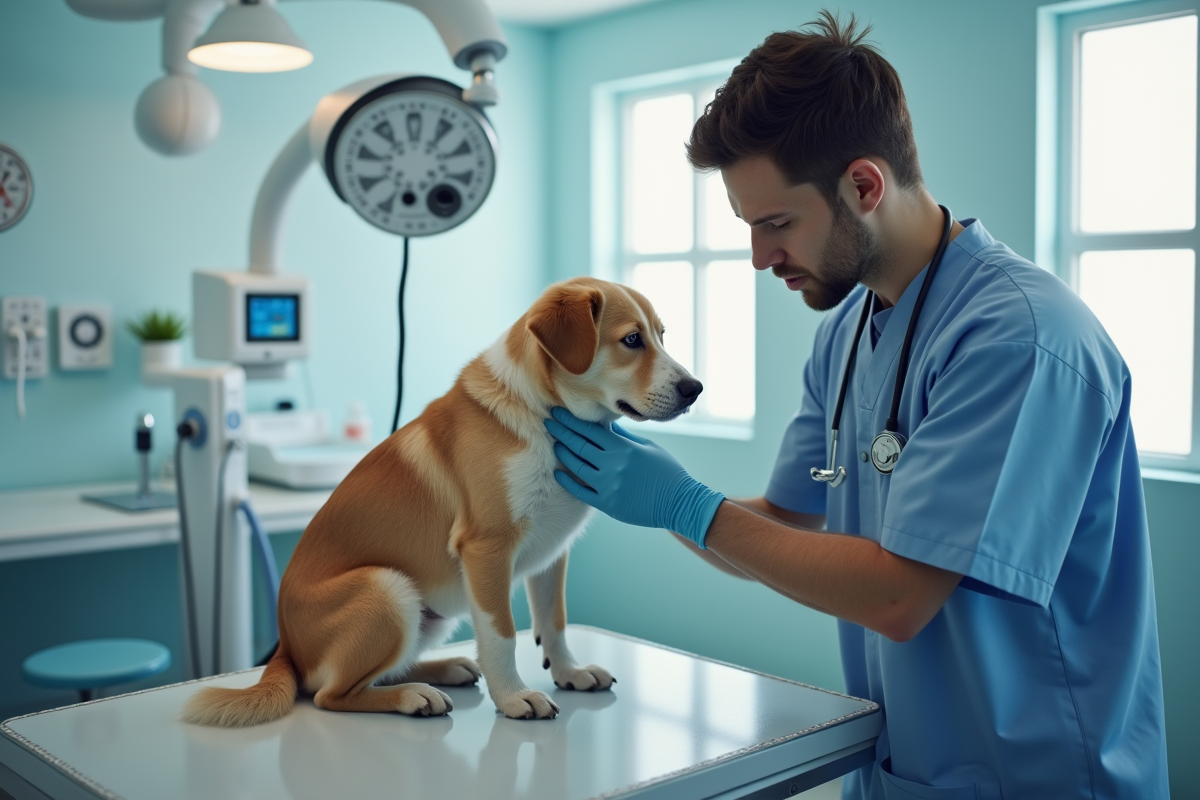 chien malade